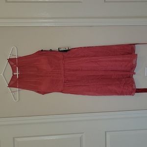 NWT Adrianna Papell Salmon Pink Dress
